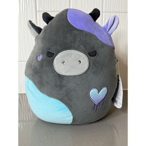 💕 NEW w/ Tags Squishmallow 10" SMITHEREENS the Cow #2946 ; Plush stuffy 💕